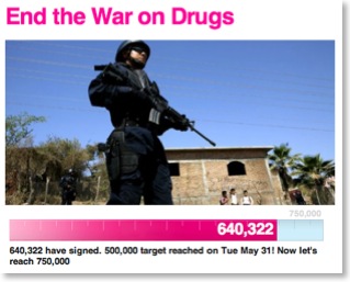End the War on Drugs, Avaaz.org