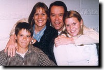 David Sullivan with his family